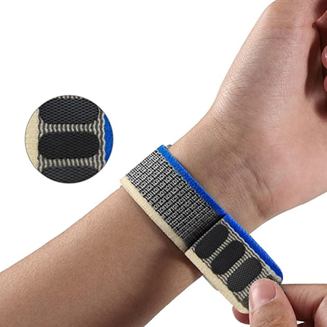 Pasek nylonowy Alogy Sport Strap na rzep do Apple Watch 1/2/3/4/5/6/7/8/SE (38/40/41mm) Niebiesko-szary