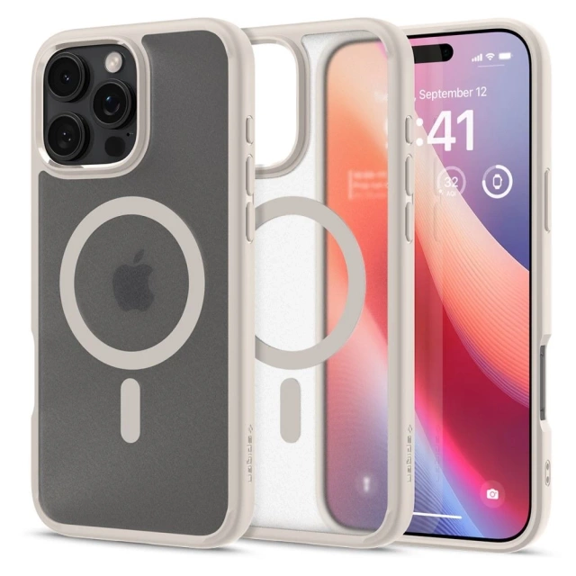SPIGEN ULTRA HYBRID MAG MAGSAFE IPHONE 16 PRO MAX FROST NATÜRLICHES TITAN