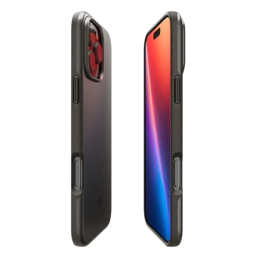 Etui do iPhone 16 Pro Spigen Thin Fit Mag Gunmetal MagSafe