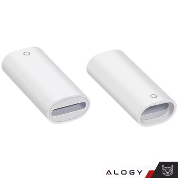 Alogy Magnetischer Stylus-Stift, Notiz- und Skizzenstift für Apple iPad Pro/Air/Mini, Weiß