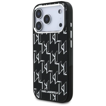 Etui Ochronne do iPhone 17 Pro Max Karl Lagerfeld IML KL Monogram MagSafe Czarny
