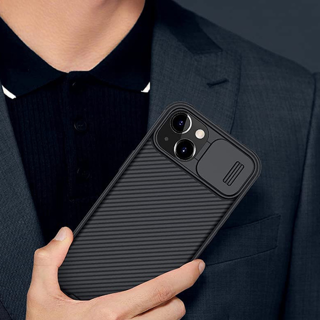 Etui obudowa Nillkin CamShield Pro do Apple iPhone 13 Mini Black + Szkło