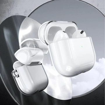 Etui ochronne na słuchawki USAMS do Apple AirPods 3 przezroczysty czarny/tranparent black BH740AP02 (US-BH740)