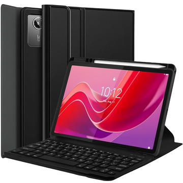 Etui z klawiaturą do Lenovo Tab K11 K11E 11” M11 10.95" TB330FU / TB330XU / TB331FC klawiatura Bluetooth case Alogy Czarne