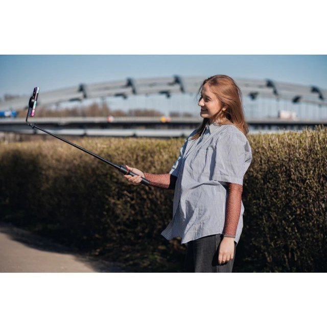 Selfie Stick MagSelfie S100M Statyw MagSafe Bluetooth Stabilizator