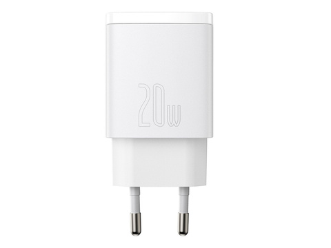 Baseus USB PD QC 3.0 20W weißes Wandladegerät