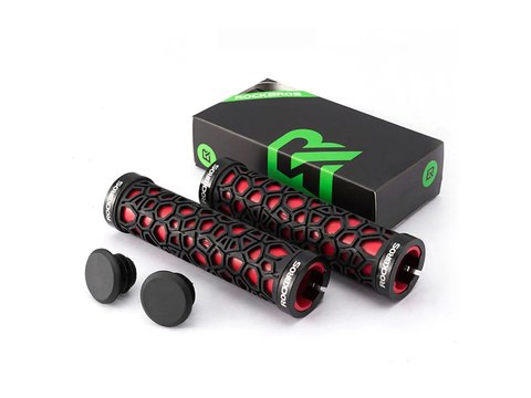 Chwyty rowerowe Gripy do kierownicy RockBros 2017-14ARD Czerwone