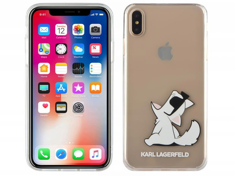 Etui Karl Lagerfeld Choupette do Apple iPhone XS Max Clear