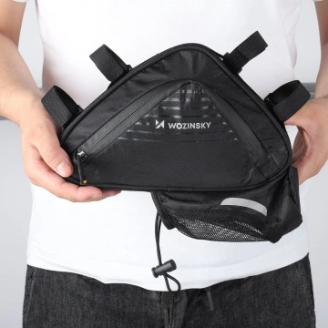 Wozinsky Fahrradtasche unter dem Rahmen 1,5l schwarz (WBB23BK)