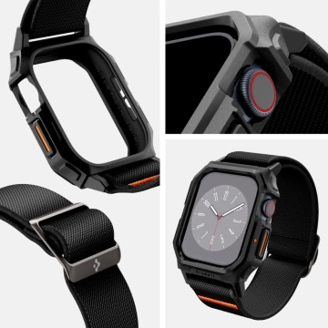 Pasek Spigen Lite Fit „Pro“ Apple Watch 10 46 mm Mattschwarz