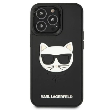 Karl Lagerfeld KLHCP13LCH3DBK 13 Pro / 13 6,1" Czarny/Black Hardcase 3D Rubber Choupette