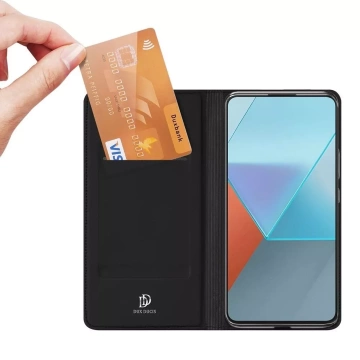 Dux Ducis Skin Pro Holsterhülle für Xiaomi Redmi Note 13 Pro Plus 5G Schwarz