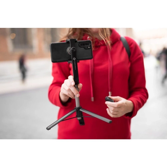 Selfie Stick Forcell F-GRIP S70M Statyw Bluetooth 70cm Pilot 360°