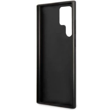 Etui Guess GUHCS23LG4GFGR für Samsung Galaxy S23 Ultra S918 szary/grey hardcase 4G Metal Gold Logo