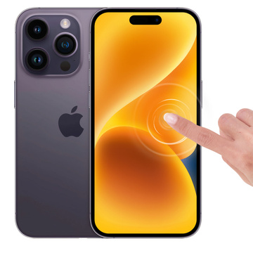 Hybridglas für Apple iPhone 15 Pro Max Vollbild Alogy Flexi Full Glass 9H Schutzglas Bruchsicher