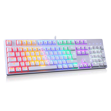 Motospeed CK107 RGB mechanische Tastatur (weiß)