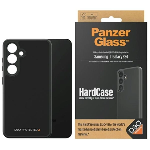 Etui do Samsung Galaxy S24 PanzerGlass HardCase D3O Black