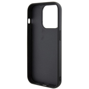 Original GUESS Hardcase GUHCP15LPMSDGSK Hülle für iPhone 15 PLUS (Disco Script Metal / Schwarz)