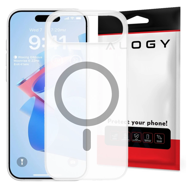 Etui do Apple iPhone 17 Air – matowa obudowa do MagSafe z ochroną obiektywu, smukłe i odporne na zarysowania, idealne dopasowanie – Alogy Skinny MatteCase™ Białe