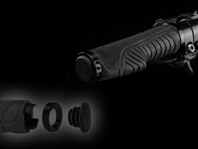 Chwyty rowerowe Gripy do kierownicy RockBros BT1802BK Czarne