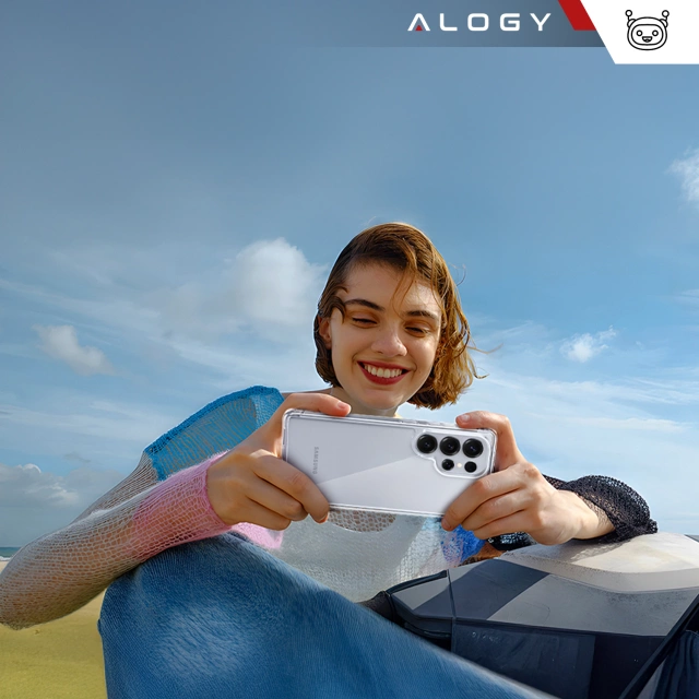 Etui do Samsung Galaxy S25 Ultra obudowa ochronna na telefon Alogy HybridShield™️ Case Przezroczyste