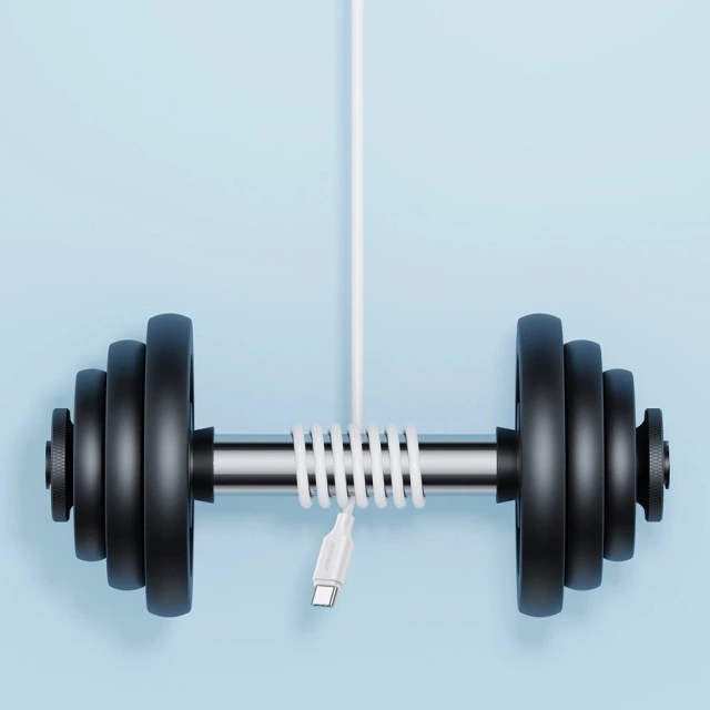 Joyroom kabel do ładowania / transmisji danych USB - USB Typ C 3A 1m biały (S-UC027A9)