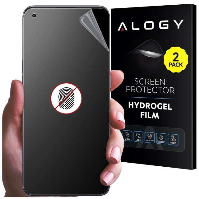 2x Folia "MATOWA" do Oppo Reno8 T 4G / 8 / 8z Hydrożelowa Alogy HydroSkin Matte Pro™ na ekran do etui "BEZ ODCISKU PALCÓW"