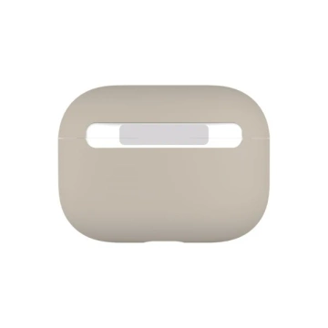 Etui ochronne na słuchawki UNIQ etui Lino do Apple AirPods Pro Silicone beżowy/beige ivory