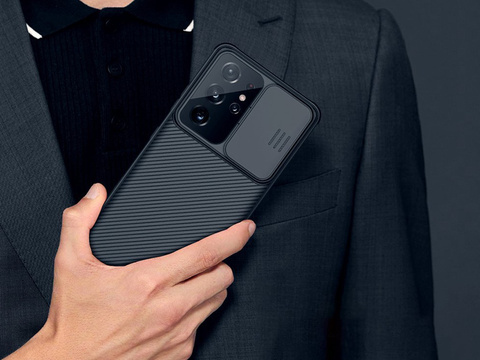Nillkin CamShield Pro Schutzhülle für Samsung Galaxy S21 Ultra Schwarz