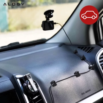 Selbstklebende Clips x100 Schreibtisch-Kabel-Organizer, Kabel-Organizer, Kabel für Tisch-Schreibtisch, 3M Alogy-Klebeband [100 Stück]