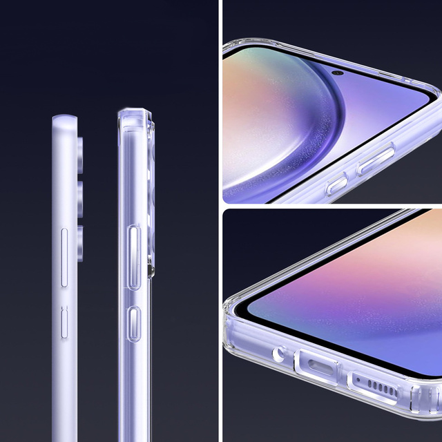 Etui ochronne obudowa Alogy Hybrid Clear Case Super do Samsung Galaxy A54 5G Przezroczyste + Szkło