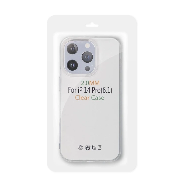 Schutzhülle CLEAR CASE 2mm für iPhone 15 Plus (Kameraschutz)