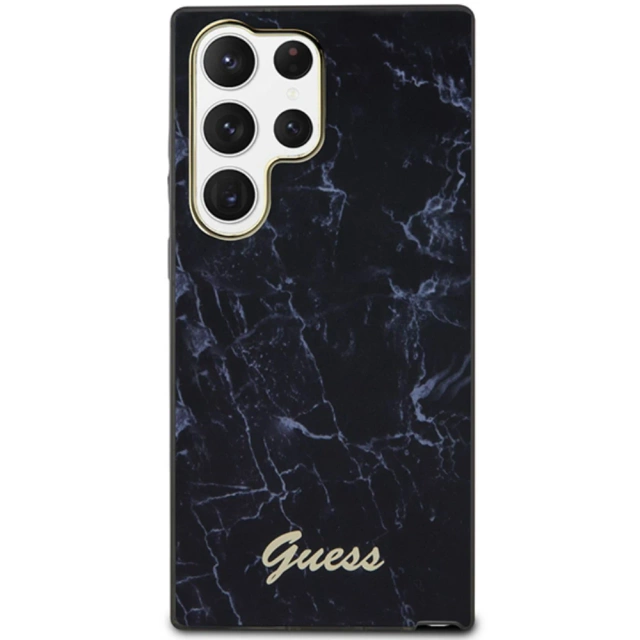 Etui Guess GUHCS23LPCUMAK für Samsung Galaxy S23 Ultra S918 Czarny/Black Hardcase Marble