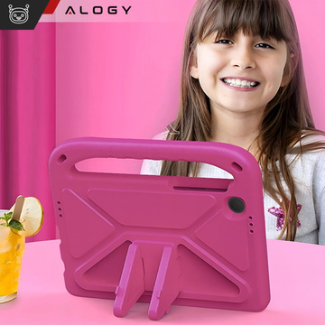 Hülle für Samsung Galaxy Tab A9 2023 8,7" X110 / X115 Kinder-Tablet-Hülle Alogy Kids Case Pink