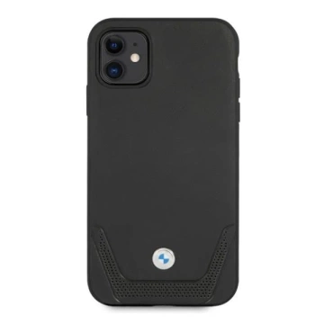 Etui BMW BMHCN61RSWPK für Apple iPhone 11/ XR Hardcase Leder perforiert