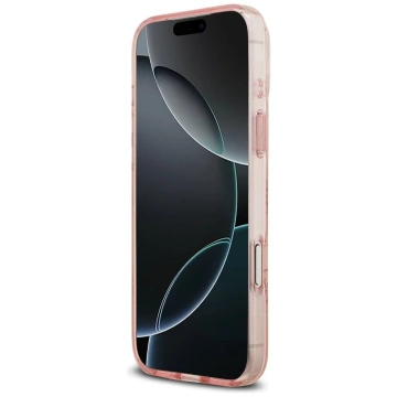 Etui Guess IML 4G Background MagSafe do iPhone 17 Pro Różowy