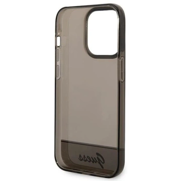 Etui Guess GUHCP14LHGCOK für Apple iPhone 14 Pro 6,1" Czarny/Black Hardcase Durchscheinend