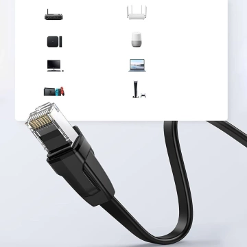 UGREEN-LAN-Ethernet Cat. 6 0,5m schwarz (NW102)