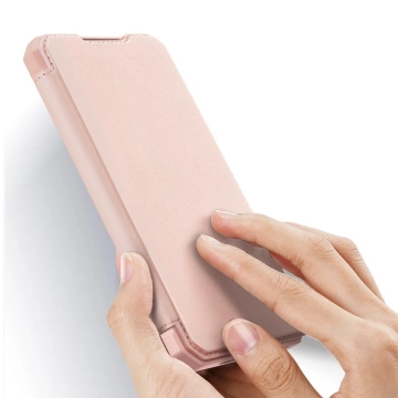 DUX DUCIS Skin X Holster Cover mit Flip Cover für Samsung Galaxy A42 5G pink