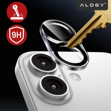 2x Kameralinsenglas für Apple iPhone 16 Pro / 16 Pro Max Alogy Lens Protector Pro Transparent