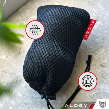 Korkball Set mit 2 ECO-Bällen für Muskelmassage-Massagegerät, hart, klein, Korkbälle 6 cm und 5,3 cm, Alog-Tasche, Sport-Fitness