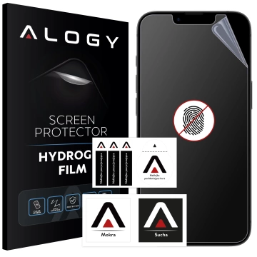 Folia "MATOWA" do Apple iPhone 16e Hydrożelowa Alogy HydroSkin Matte Pro™ na ekran do etui "BEZ ODCISKU PALCÓW"