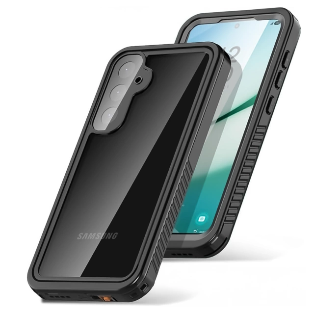 Etui Wodoodporne Alogy HydroArmor™ IP68 Case z przezroczystym tyłem Pancerna obudowa 360 do Samsung Galaxy S24 FE