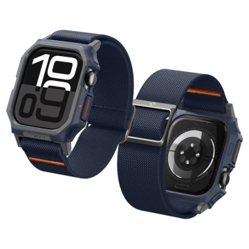 Armband für APPLE WATCH 10 (46MM) MARINEBLAU SPIGEN LITE FIT PRO