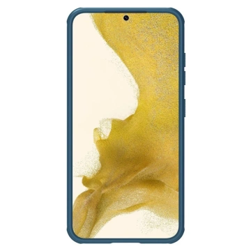 Etui Nillkin Super Frosted Shield Pro etui do Samsung Galaxy S23+ pancerny pokrowiec + podstawka na telefon niebieskie