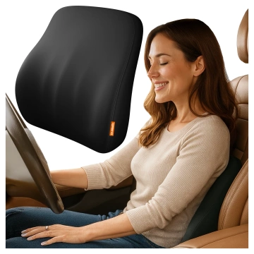 Poduszka do Samochodu pod Plecy Lędźwie DR.MEDIC LumbarGuard™ Ergonomiczna poduszka lędźwiowa na fotel krzesło do auta dla kierowcy pasażera