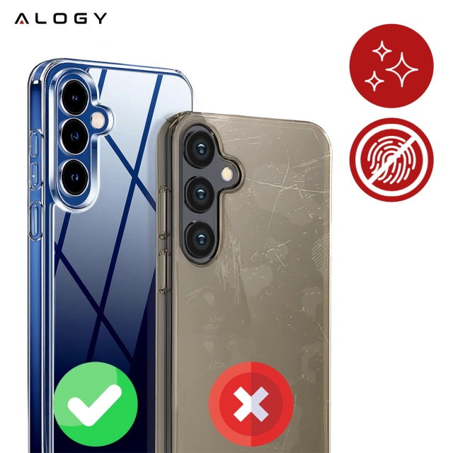 Etui Przezroczyste do Samsung Galaxy S25 Plus, Podwyższone Krawędzie, Idealne Dopasowanie, PC + TPU, Alogy HybridShield™ Case