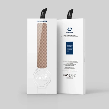 Pasek Dux Ducis Magnetarmband Samsung Galaxy Watch/Huawei Watch/Honor Watch (20 mm) Złoty (Mailänder Version)