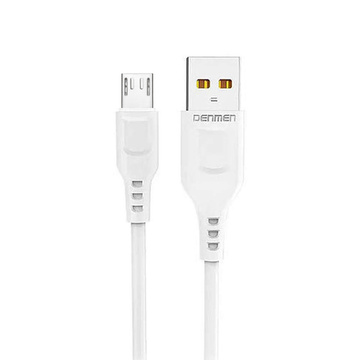 2.4A Einzel-Schnellladegerät USB-Wandladegerät USB-zu-Micro-USB-Kabel 2400mAh 12W Weiß