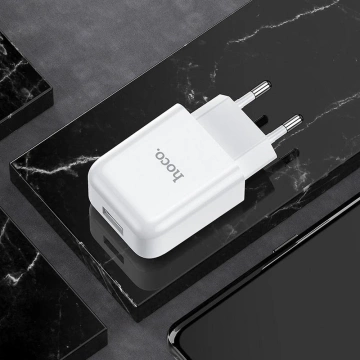 HOCO USB A 2A N2 Wandladegerät, weiß